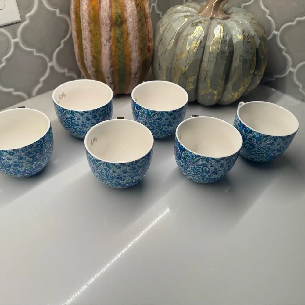 Lily Pulitzer mugs pack of 6